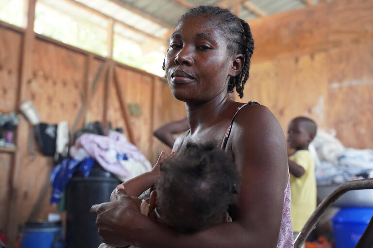 World Breastfeeding Week: In Haiti and Gaza, mothers and children in the crosshairs of malnutrition emergencies