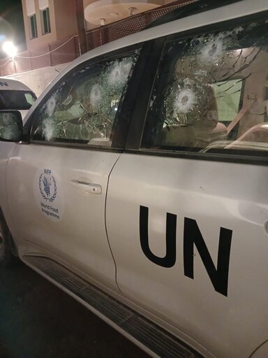 WFP temporarily suspend staff movement across Gaza following a security incident that targeted WFP vehicle