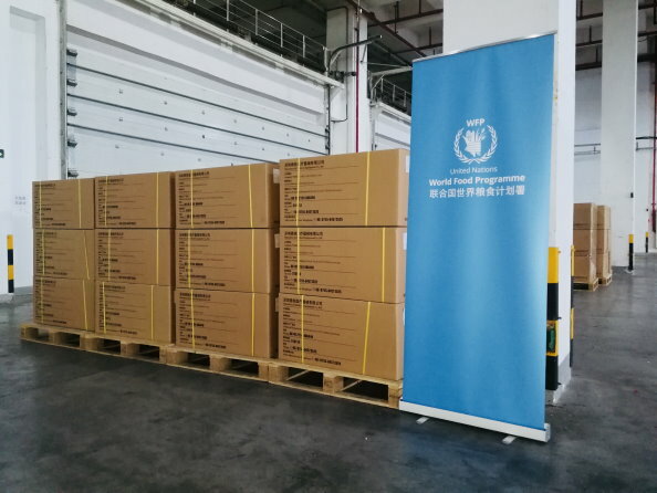 WFP launches a global humanitarian hub in China to support efforts against COVID -19