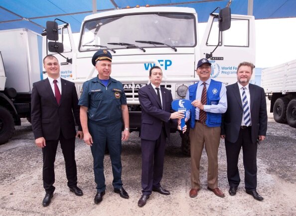  Emergency Response capacity of the World Food Programme strengthened by donation of special vehicles from the Russian Federation