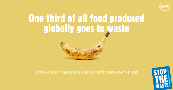 The United Nations World Food Programme launches a global movement to help fight food waste 