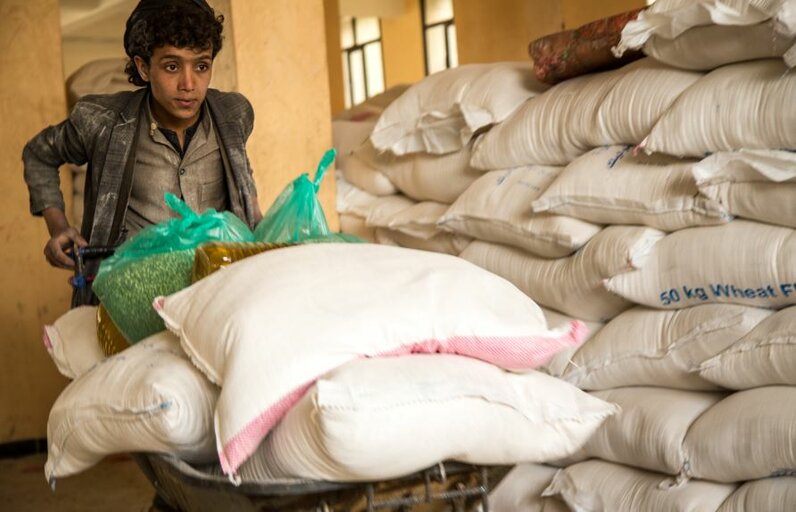 WFP gains access to vital wheat stocks needed for Yemen's hungry people