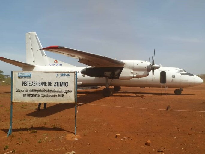 WFP airlifts food to save lives in Zemio - Central African Republic (C.A.R.)