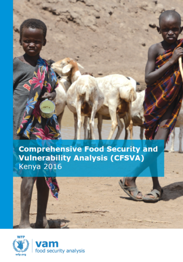 Kenya - Comprehensive Food Security and Vulnerability Analysis (CFSVA), June 2016