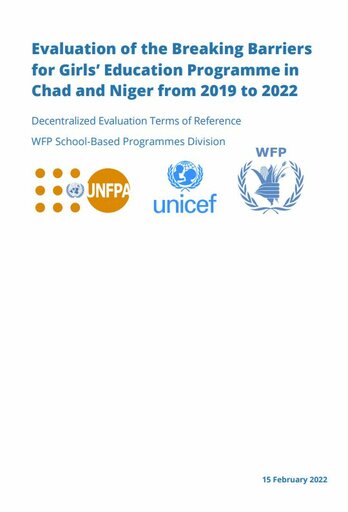 Joint Evaluation of the Breaking Barriers for Girls’ Education Programme in Chad and Niger (2019-2022)
