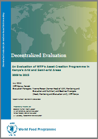 Kenya, WFP Asset Creation Programme in Kenya’s Arid and Semi-arid Areas: an evaluation