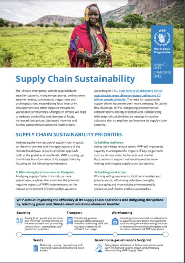 Supply Chain Sustainability