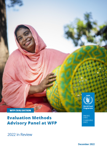 Evaluation Methods Advisory Panel at WFP – 2022 in Review