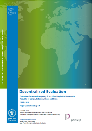 Niger, School Feeding in Emergencies: an evaluation