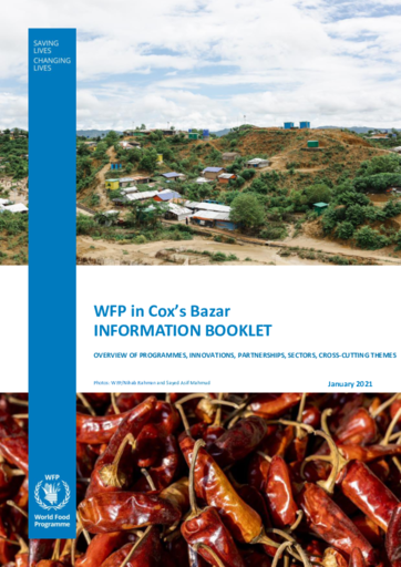 WFP Bangladesh – Cox’s Bazar Information Booklet – January 2021