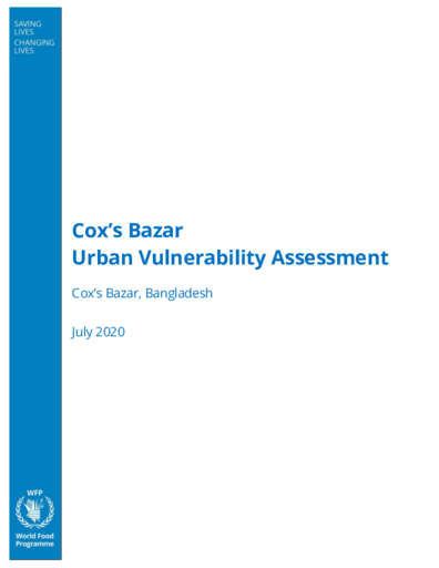 Cox's Bazar Urban Vulnerability Assessment - July 2020