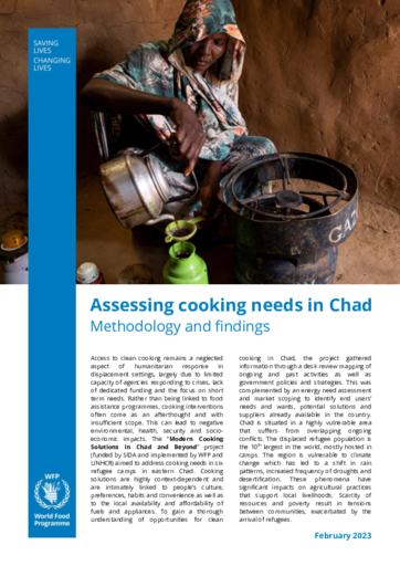 Assessing cooking needs in Chad
