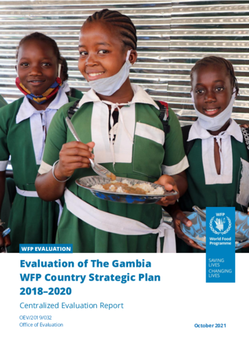 Evaluation of The Gambia WFP Country Strategic Plan 2019-2021
