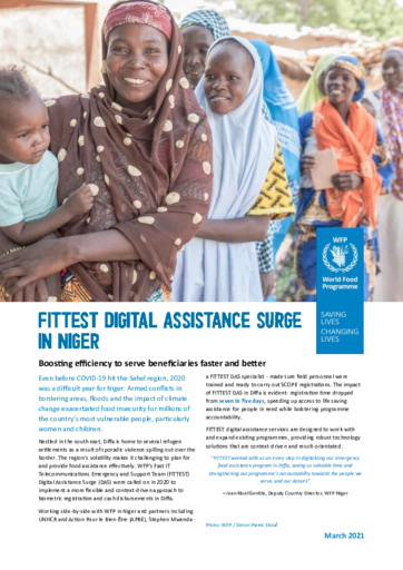 FITTEST Digital Assistance Surge in Niger - 2021