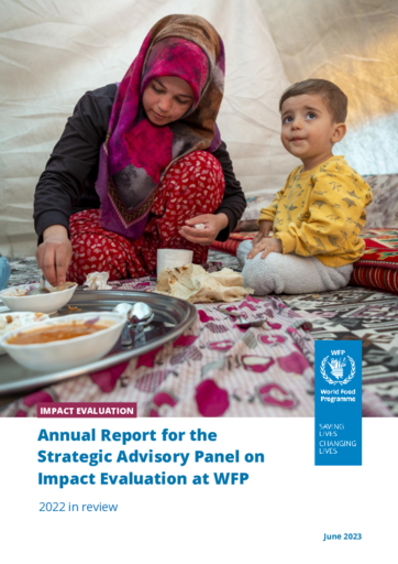 Annual Report 2022 for the Strategic Advisory Panel on Impact Evaluation at WFP