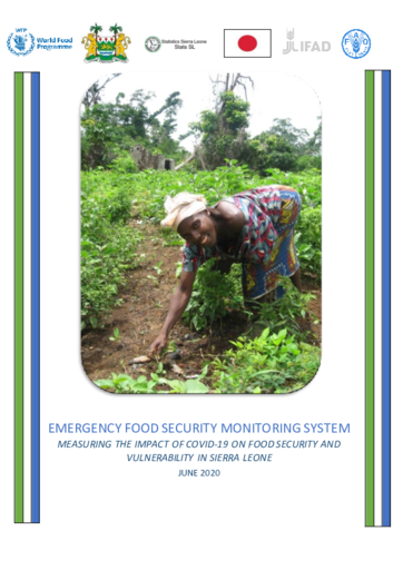 Emergency Food Security Monitoring System: Measuring the Impact of Covid-19 on Food Security and Vulnerability in Sierra Leone - June 2020.