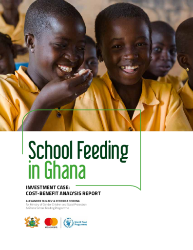 School Feeding in Ghana - Investment Case - Cost Benefit Analysis Report
