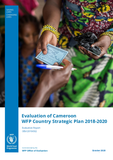Evaluation of Cameroon WFP Country Strategic Plan 2018-2020