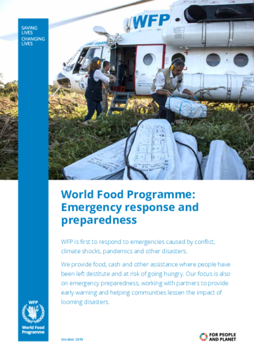 2019 -  World Food Programme -  Emergency Response and Preparedness 