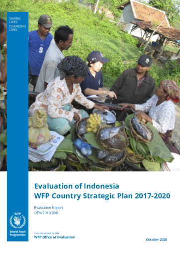 Evaluation of Indonesia WFP Country Strategic Plan 2017-2020 