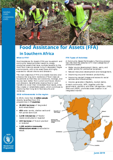 Food Assistance for Assets in southern Africa