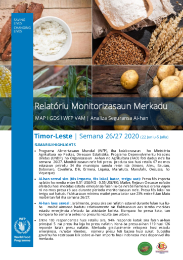 Price Monitoring Report - Timor-Leste 