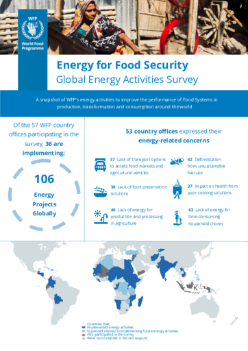 Energy for Food Security – Global Energy Activities Survey 