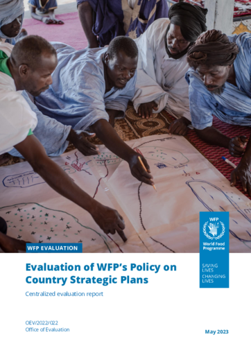 Evaluation of WFP’s Policy on Country Strategic Plans