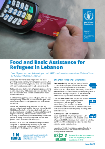 WFP Lebanon - Food and Basic Assistance for Refugees