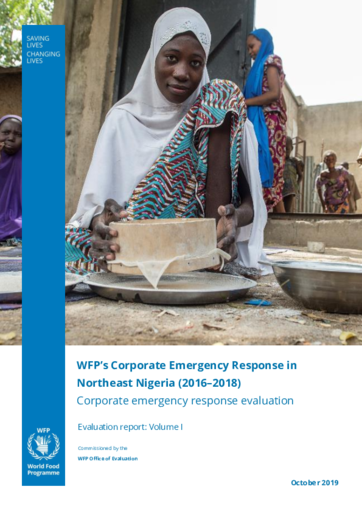Evaluation of WFP's Corporate Emergency Response in Northeast Nigeria (2016-2018)
