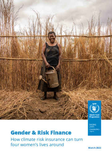 Gender & Risk Finance - How climate risk insurance can turn four women’s lives around - 2022 