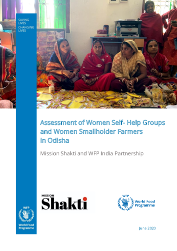 WFP India - Assessment of Women Self-Help Groups and Women Smallholder Farmers in Odisha - June 2020