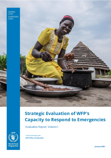 Evaluation of WFP's Capacity to Respond to Emergencies