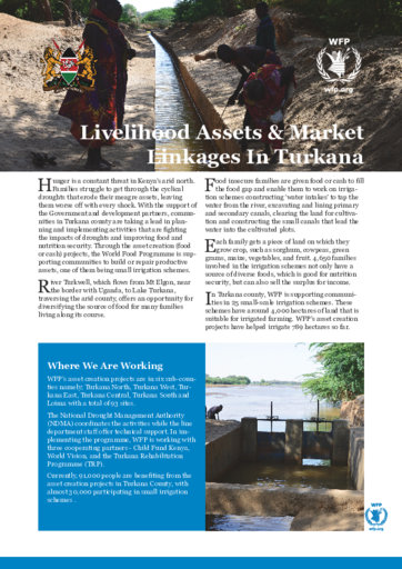 Livelihood Assets and Market Linkages In Turkana