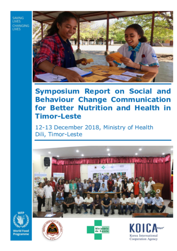 2019 -   Timor-Leste - Better Nutrition and Health 