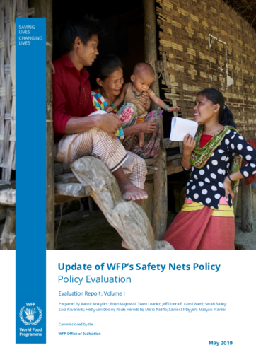 Evaluation of the Update of WFP's Safety Nets Policy (2012)