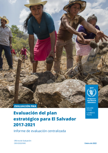 Evaluation of El Salvador WFP Country Strategic Plan 2017-2021