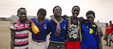 Group of children laughing