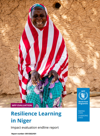 Cover of resilience learning in Niger impact evaluation endline report