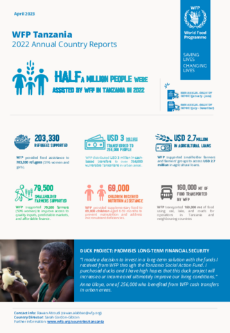 Annual Country Reports United Republic Of Tanzania World Food Programme   212838c8d90dab004e60651c12ae8578 