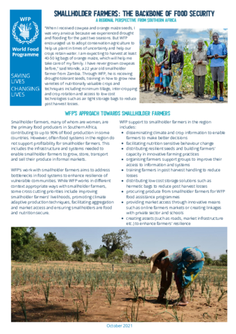 Smallholder Farmers: The Backbone Of Food Security | World Food Programme