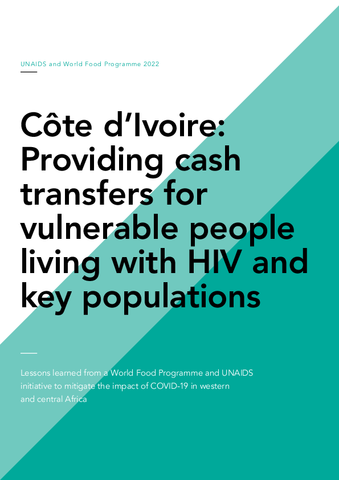 Côte d'Ivoire: Providing cash transfers for vulnerable people