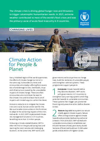 Changing Lives – Climate