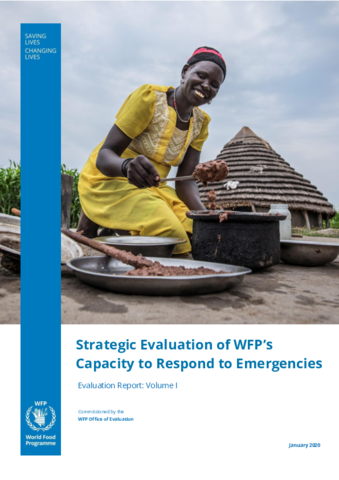 Evaluation Of WFP's Capacity To Respond To Emergencies | World Food ...