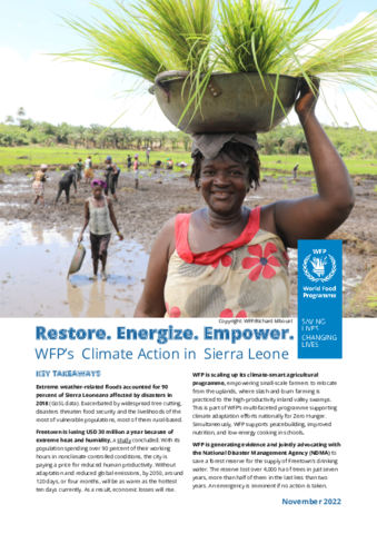 Climate Crisis In Sierra Leone: How WFP Is Assisting | World Food Programme