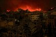 Airstrikes light up the night sky over Gaza. Photo: WFP/Ali Jadallah