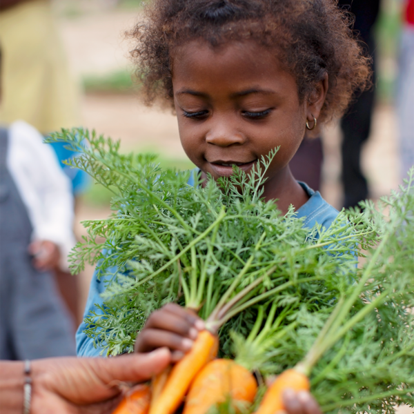 Holding Carrots