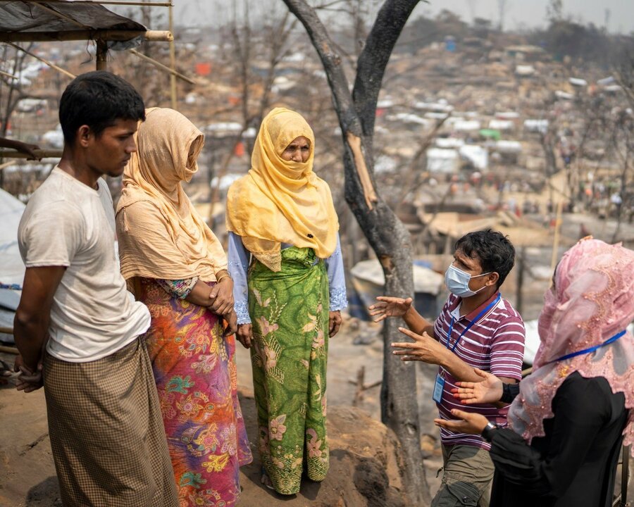 Rohingya fire