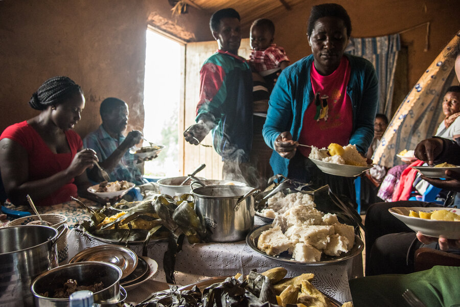 Ugandan feast