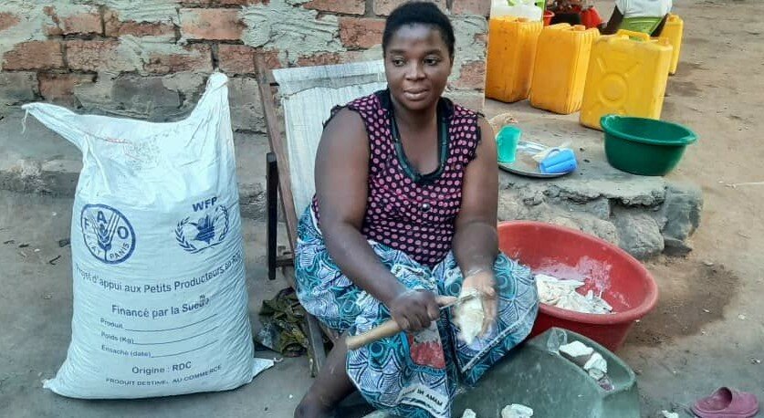 Garcia preparing to sell cassava chips